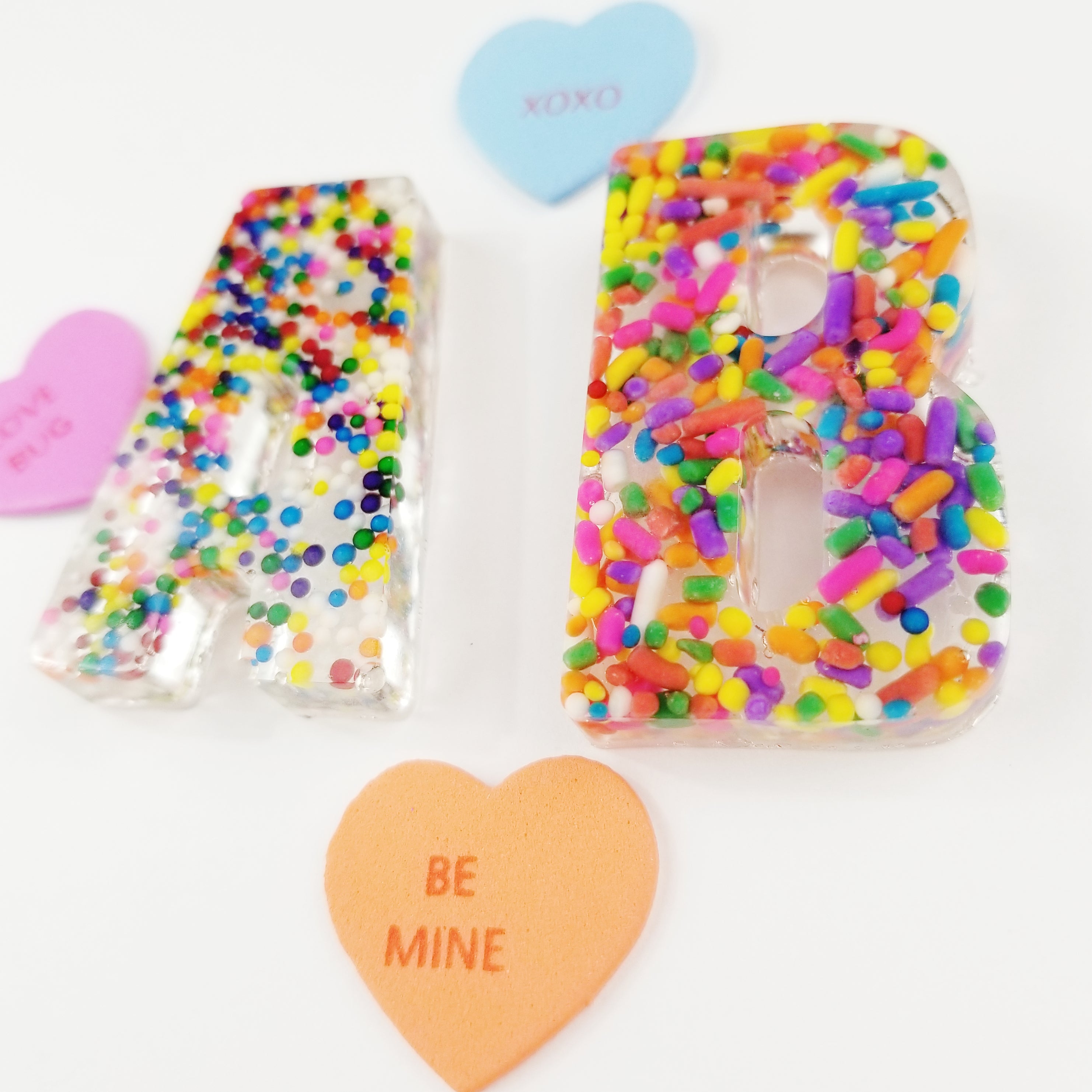 A Set of Large Uppercase Sprinkle Letters