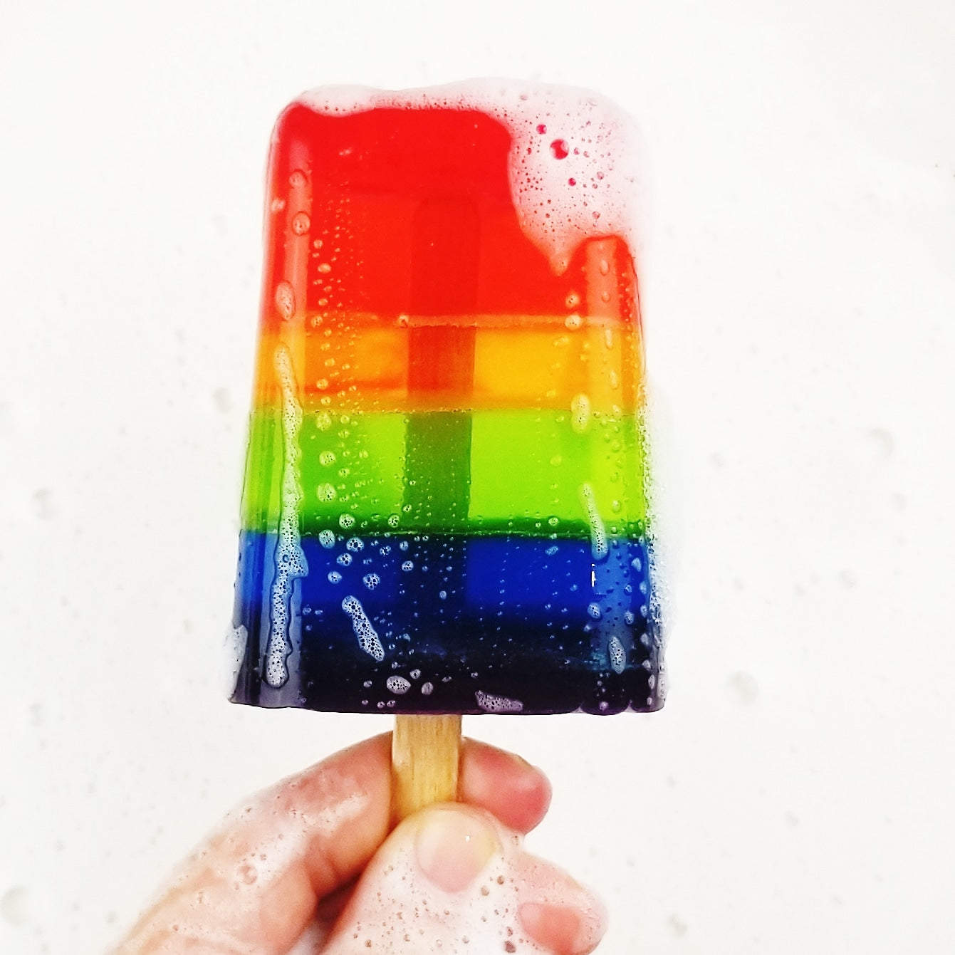 A Rainbow Soap-Sicle