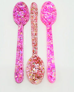 A Pink Glitter Spoon
