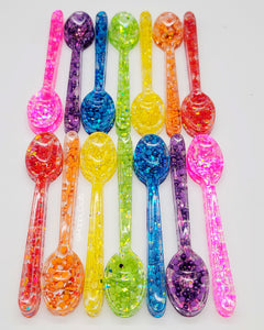 Rainbow Sprinkle Spoons