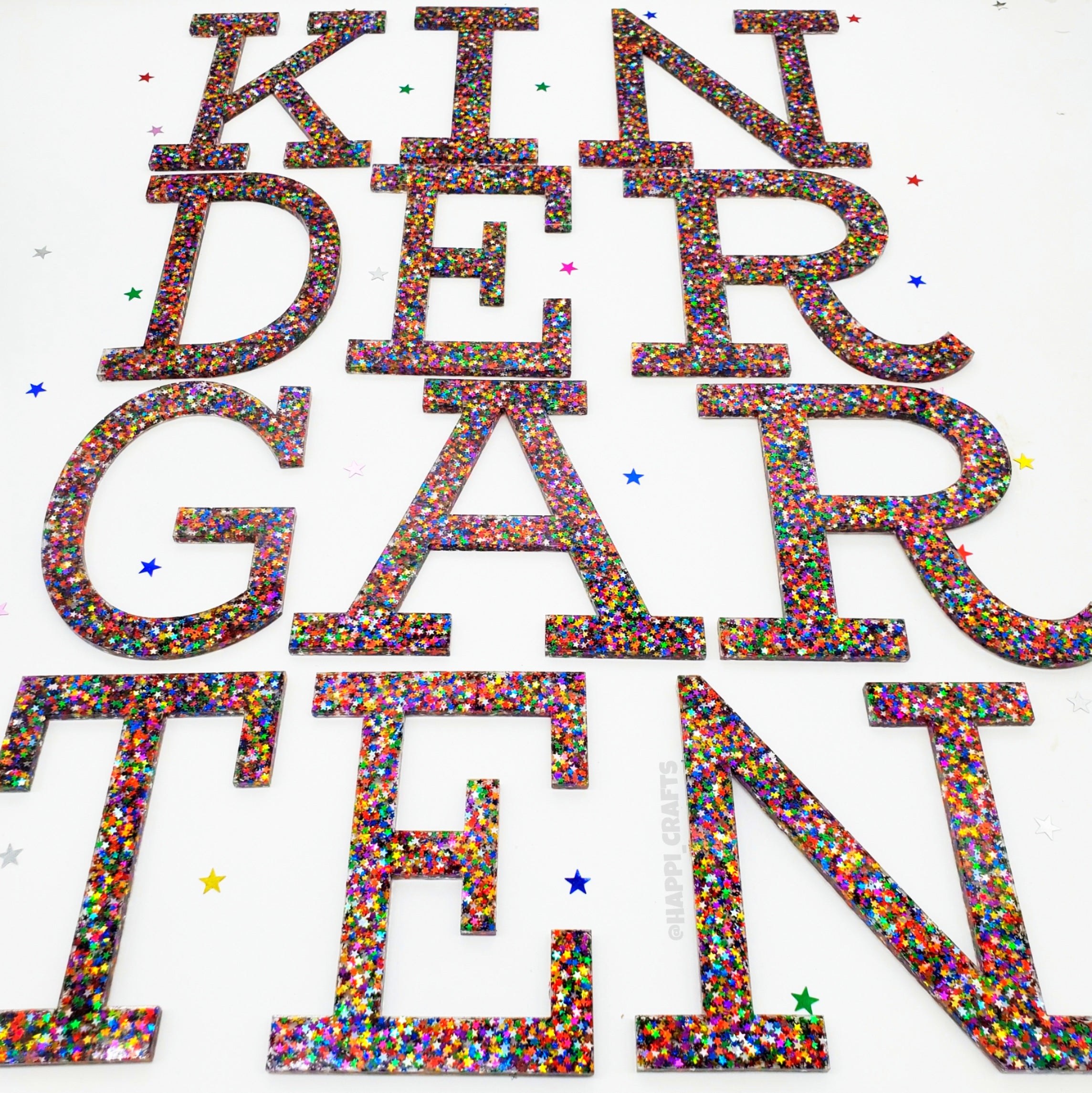 A Single XXL Sprinkle letter