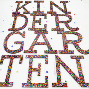 A Single XXL Sprinkle letter