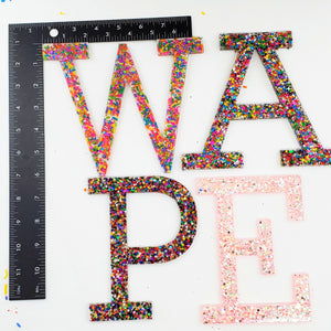 A Single XXL Sprinkle letter