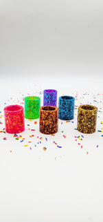 Load image into Gallery viewer, Glitter Shot Glasses
