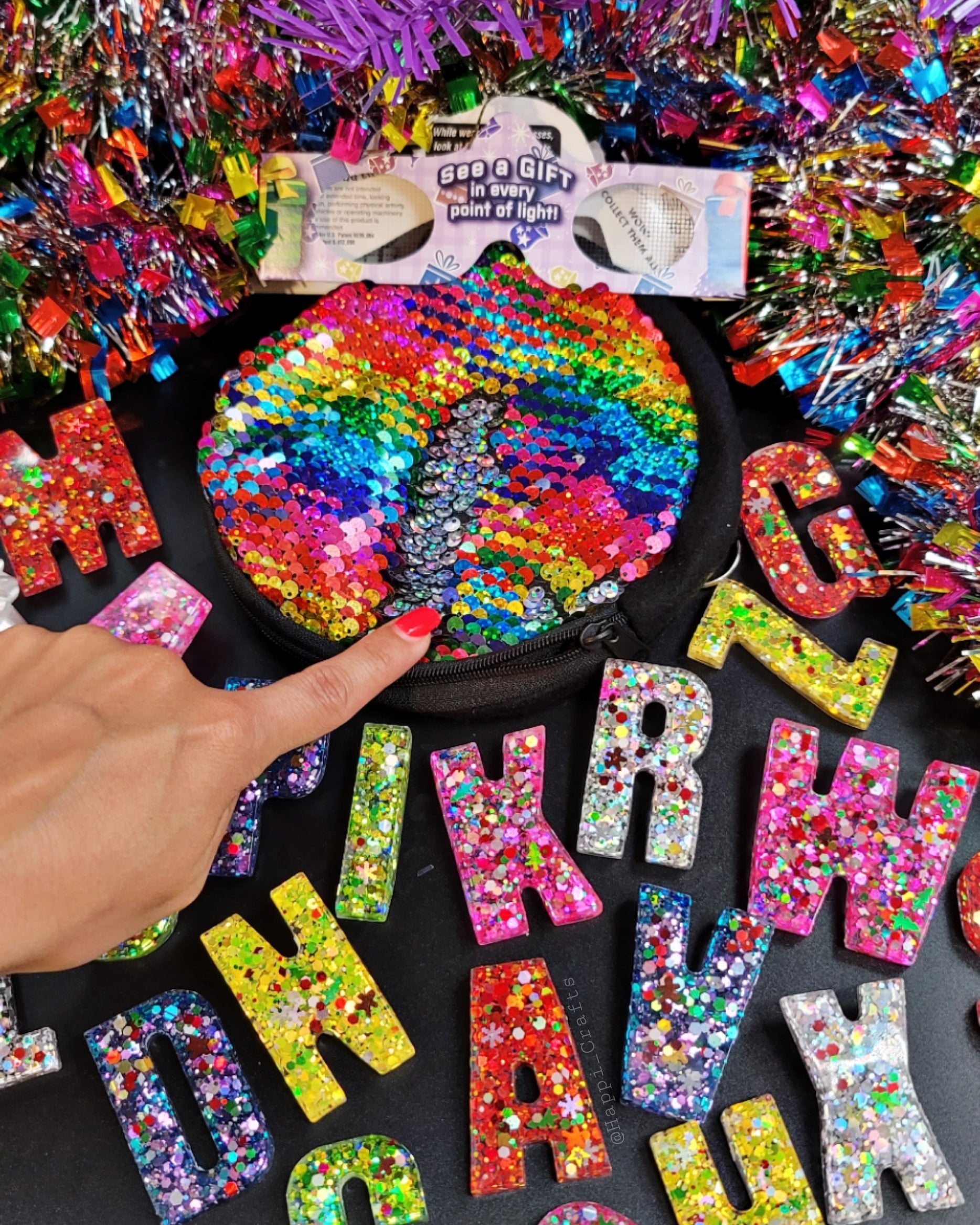 Holographic Glitter Letters – Happi Crafts