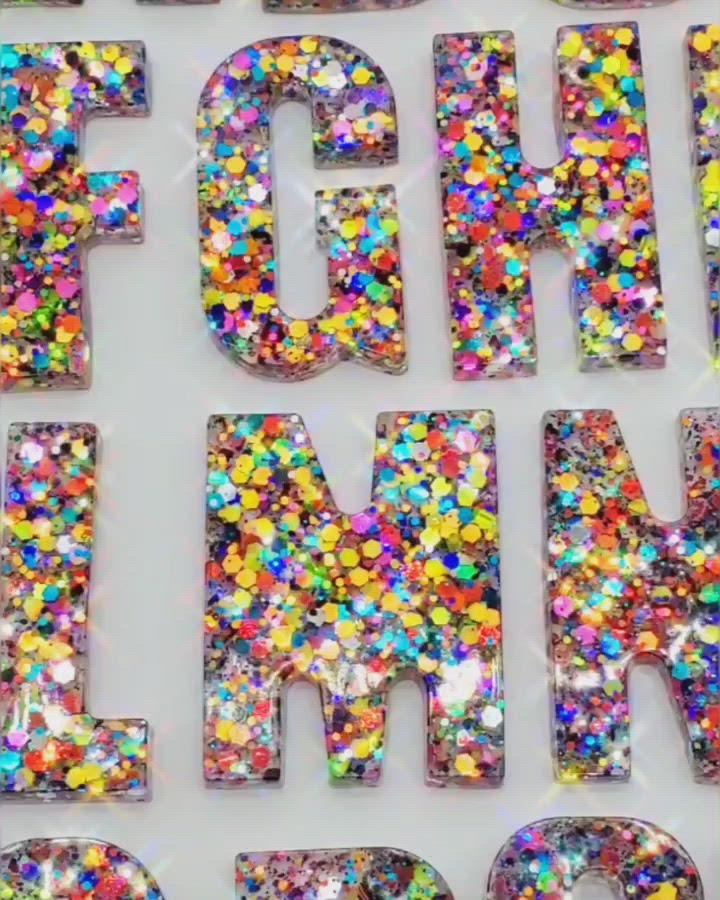 A Set of Holographic Rainbow Fish Letters